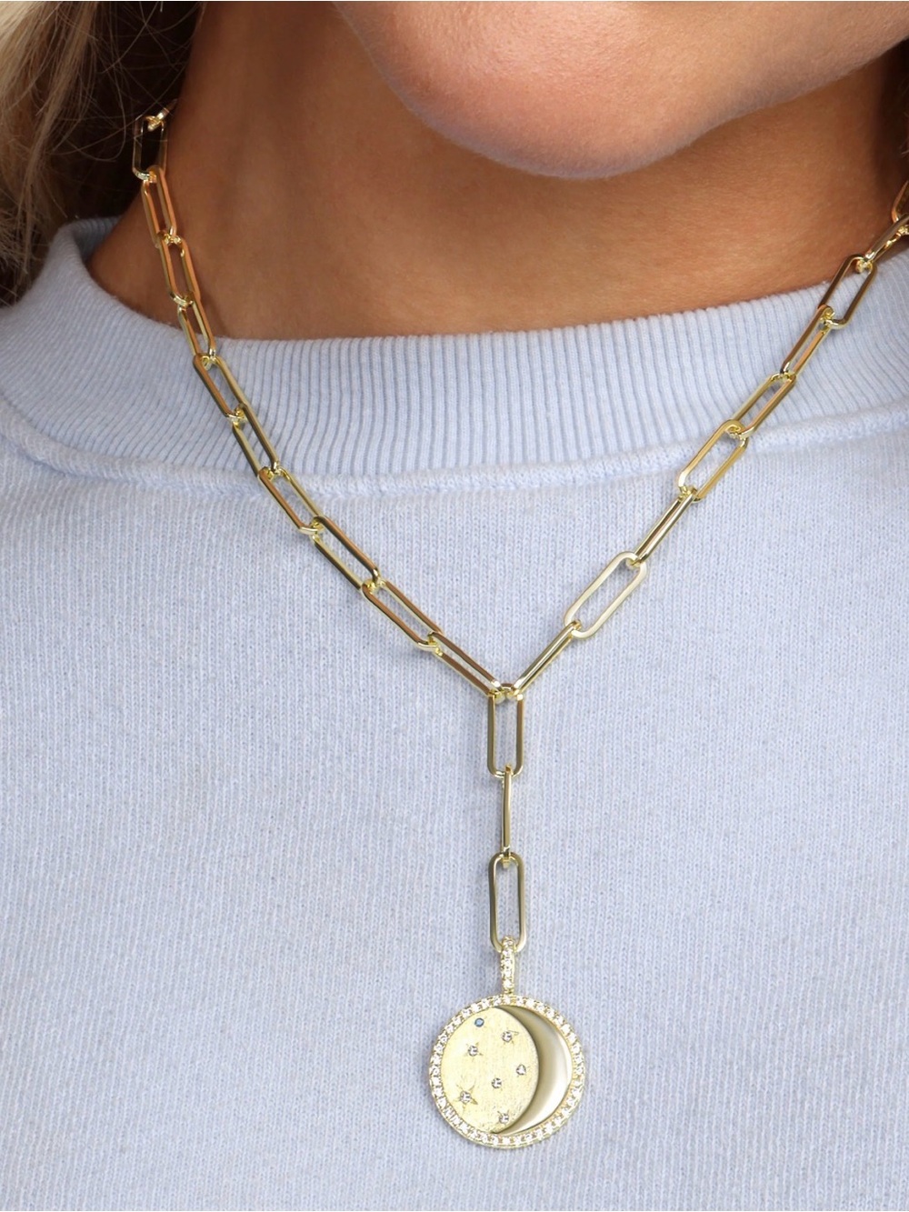 Melinda Maria You're a Star Gold Lariat Necklacr - Picture 8 of 10